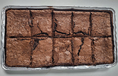 New Improved Recipe Chocolate Brownie Traybake