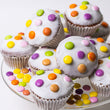 Load image into Gallery viewer, Pack of 4 Smartie Cupcakes
