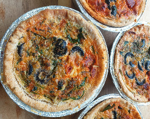 Olive and Chorizo Quiche