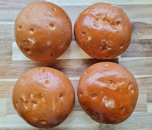 Pack of 4 Brioche Burger Buns