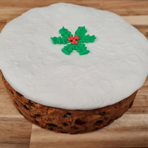 7" Decorated Christmas Cake