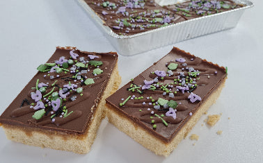 Halloween Caramel Shortbread