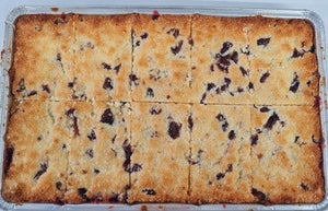 Cherry and Coconut Traybake