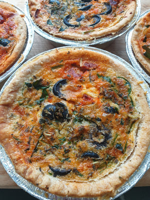 Olive and Chorizo Quiche