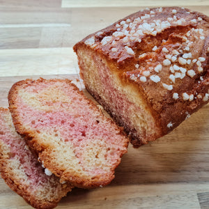 Raspberry Ripple Large Loaf Cake