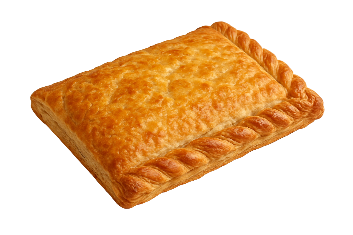 rectangle cheese and onion pasty