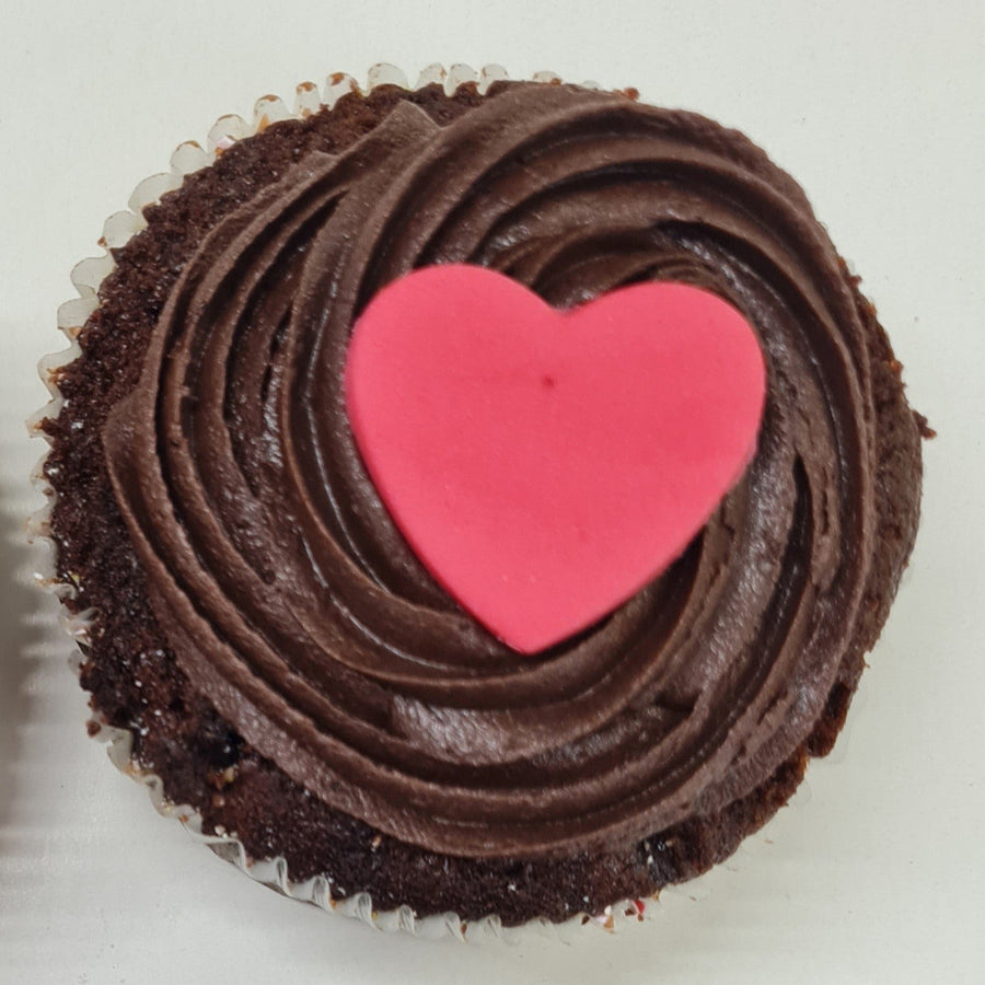 Sweetheart Chocolate Cupcake